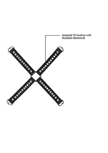 a black and white diagram of a hogtie connector